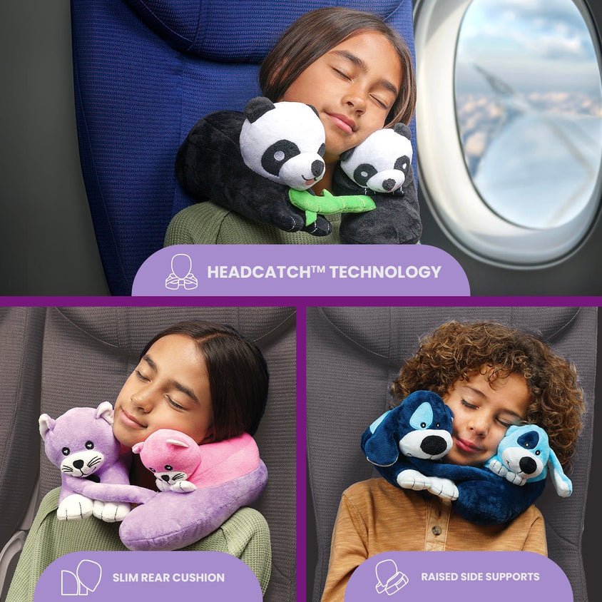 Cabeau Evolution Kids Neck Pillow - Pandas - Image 4