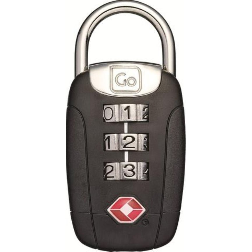 Go Travel Big Dial Twist 'N' Set Lock - Black