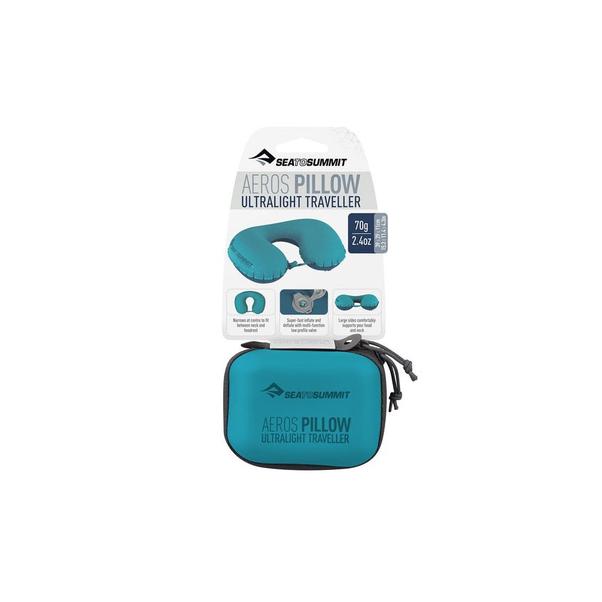 Sea To Summit Aeros Ultralight Pillow Traveller (Aqua) - Image 3
