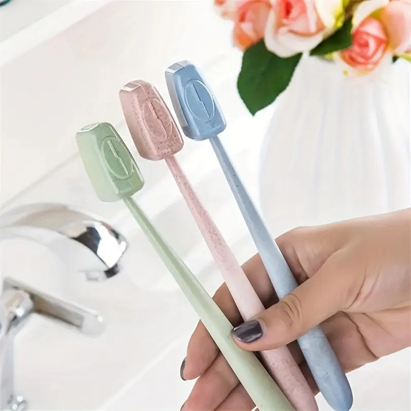 4Pcs Toothbrush Head Cover Caps Portable Tooth Brush Holder Protector Case For Travel Outdoor Camping Bathroom Organizer - Image 3